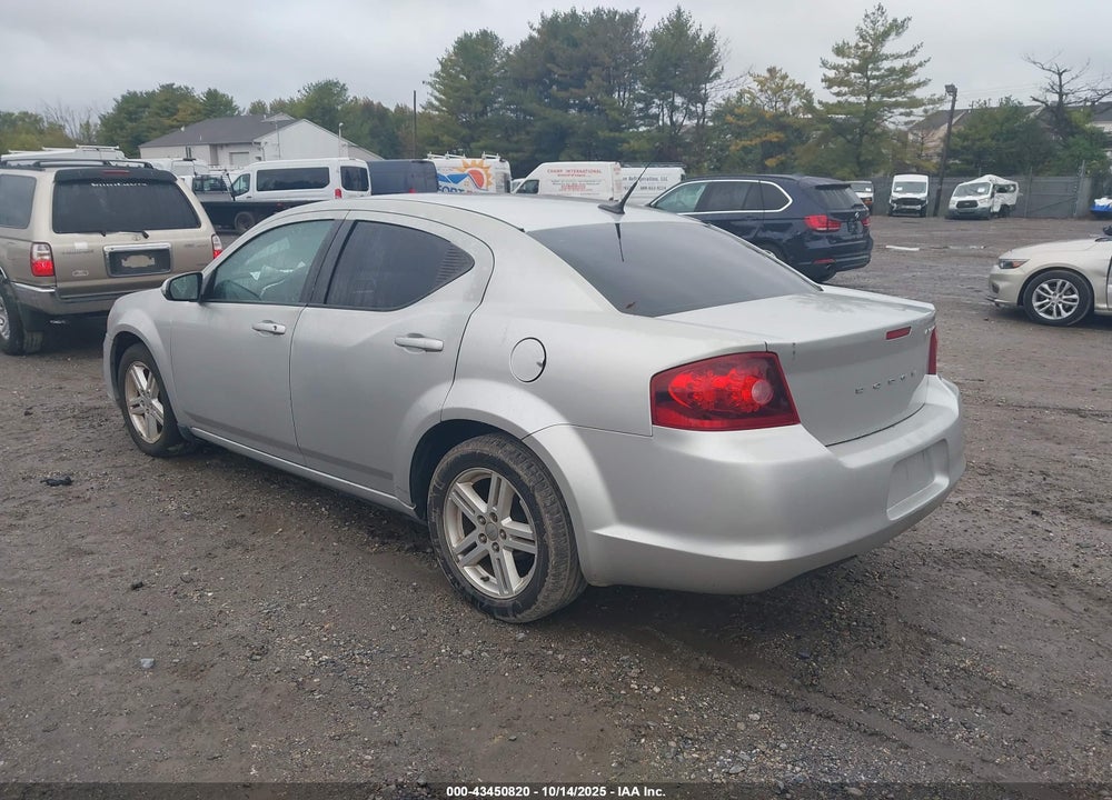 2011 DODGE AVENGER VIN: 1B3BD1FB0BN536725
