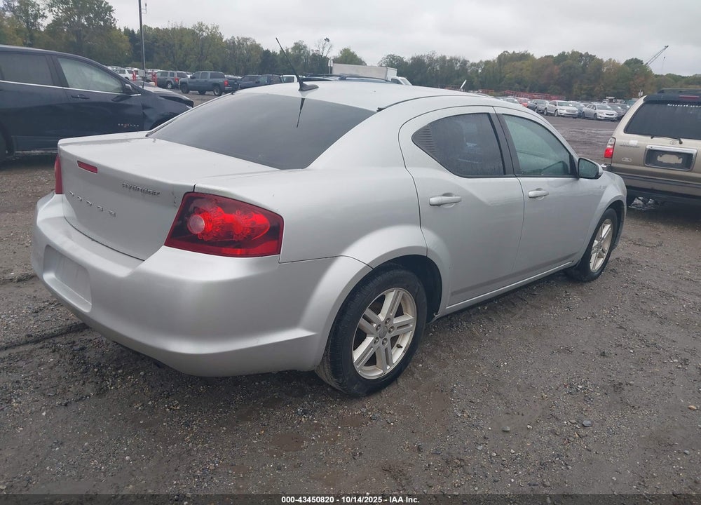 2011 DODGE AVENGER VIN: 1B3BD1FB0BN536725