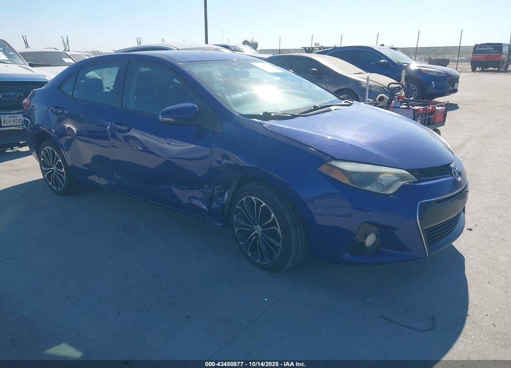 2014 TOYOTA COROLLA S PLUS VIN: 5YFBURHE5EP072276