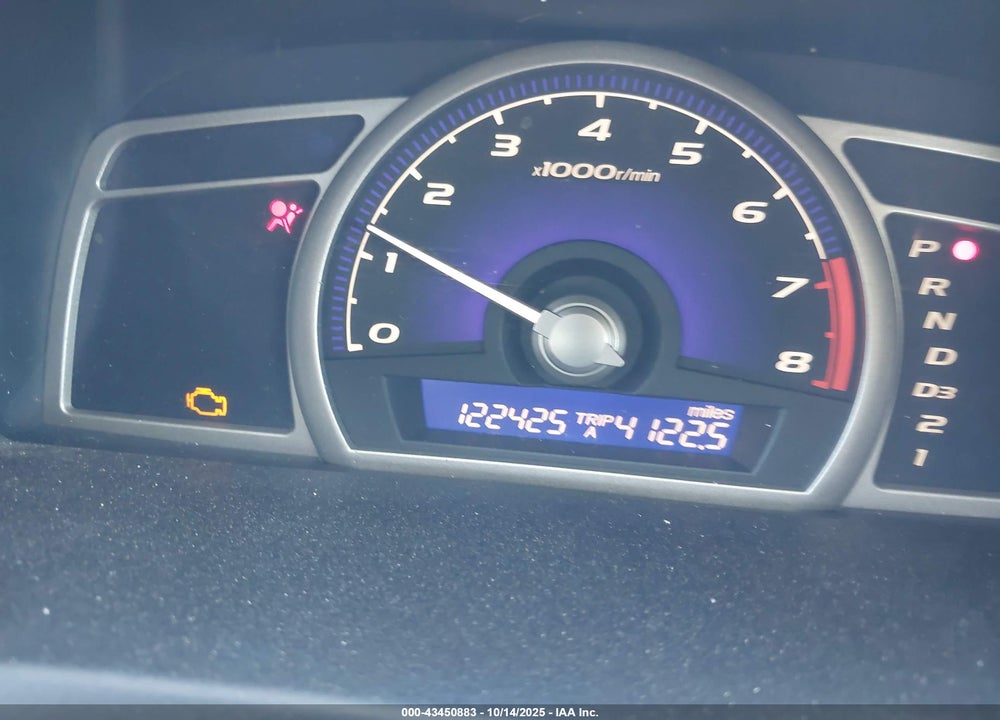 2008 HONDA CIVIC VIN: 1HGFA16568L118405