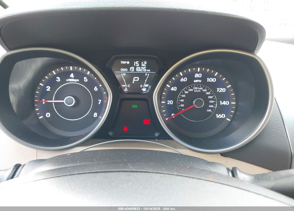 2013 HYUNDAI ELANTRA GLS VIN: 5NPDH4AE2DH331599
