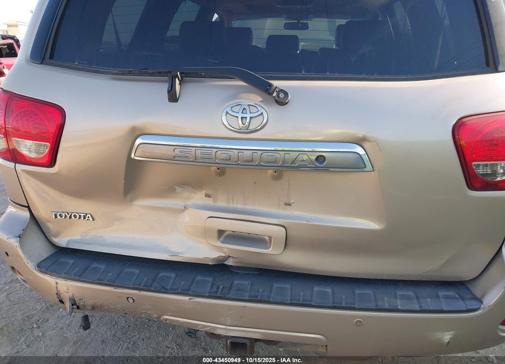 2008 TOYOTA SEQUOIA VIN: 5TDZY68AX8S005618