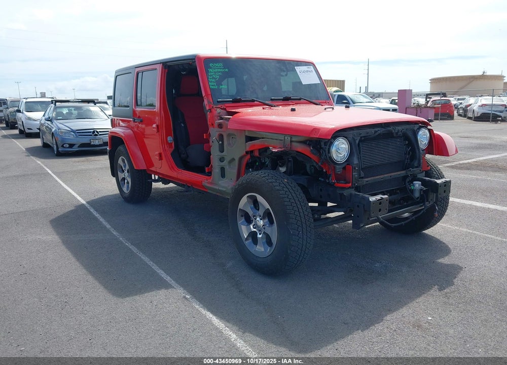 2018 JEEP WRANGLER JK UNLIMITED SAHARA 4X4 VIN: 1C4BJWEGXJL937520