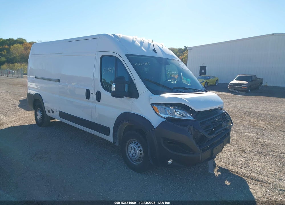 2024 RAM PROMASTER 2500 TRADESMAN HIGH ROOF 159 WB W/PASS SEAT VIN: 3C6LRVDG6RE108898