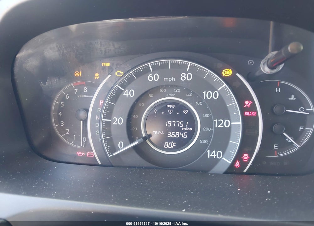2013 HONDA CR-V EX VIN: 2HKRM4H54DH618448