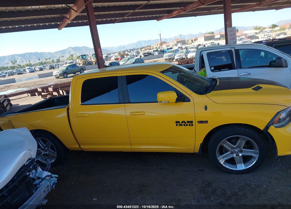 2016 RAM 1500 SPORT VIN: 1C6RR6MT5GS319680