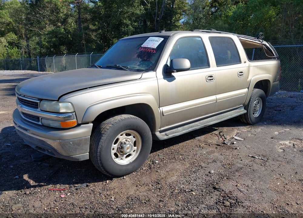 2002 CHEVROLET SUBURBAN 2500 LT VIN: 3GNGK26G92G296599