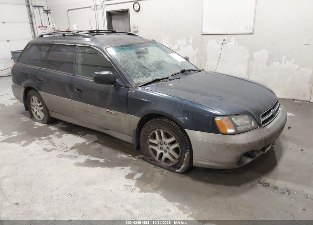 2001 SUBARU OUTBACK VIN: 4S3BH675017637999