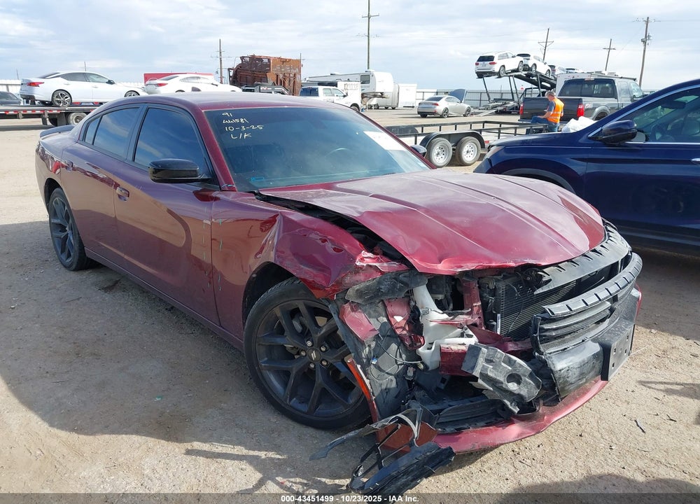 2021 DODGE CHARGER SXT RWD VIN: 2C3CDXBG5MH619560