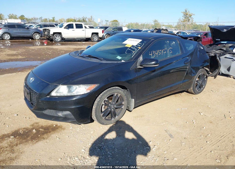 2014 HONDA CR-Z EX VIN: JHMZF1D69ES001880