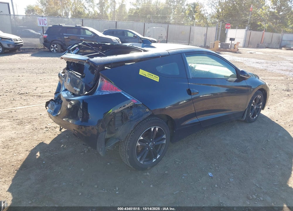 2014 HONDA CR-Z EX VIN: JHMZF1D69ES001880