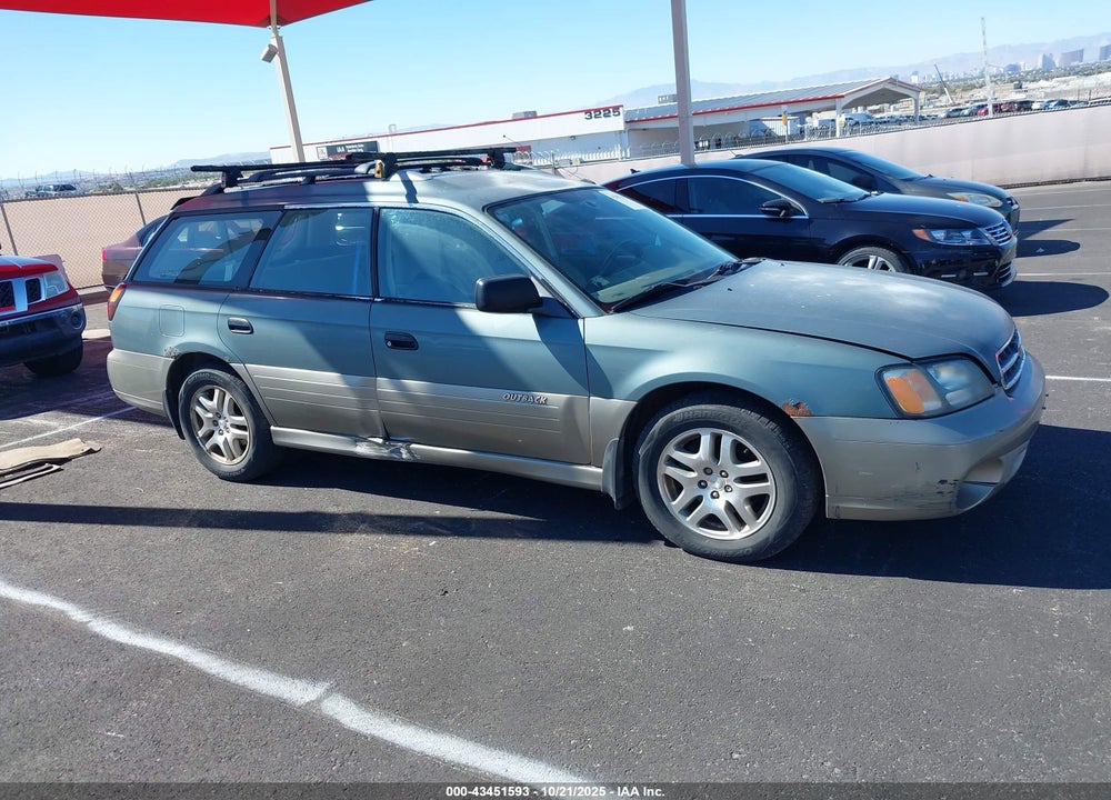 2001 SUBARU OUTBACK VIN: 4S3BH675X17630316