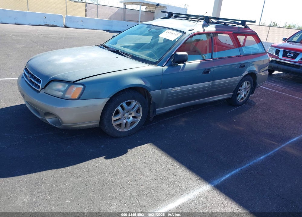 2001 SUBARU OUTBACK VIN: 4S3BH675X17630316