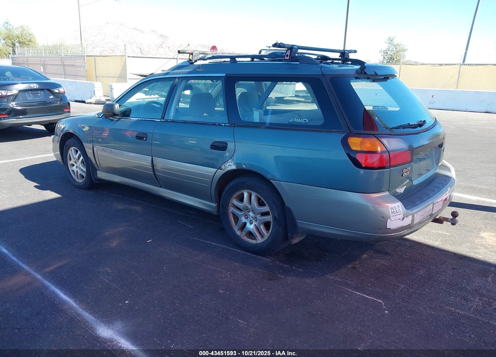 2001 SUBARU OUTBACK VIN: 4S3BH675X17630316