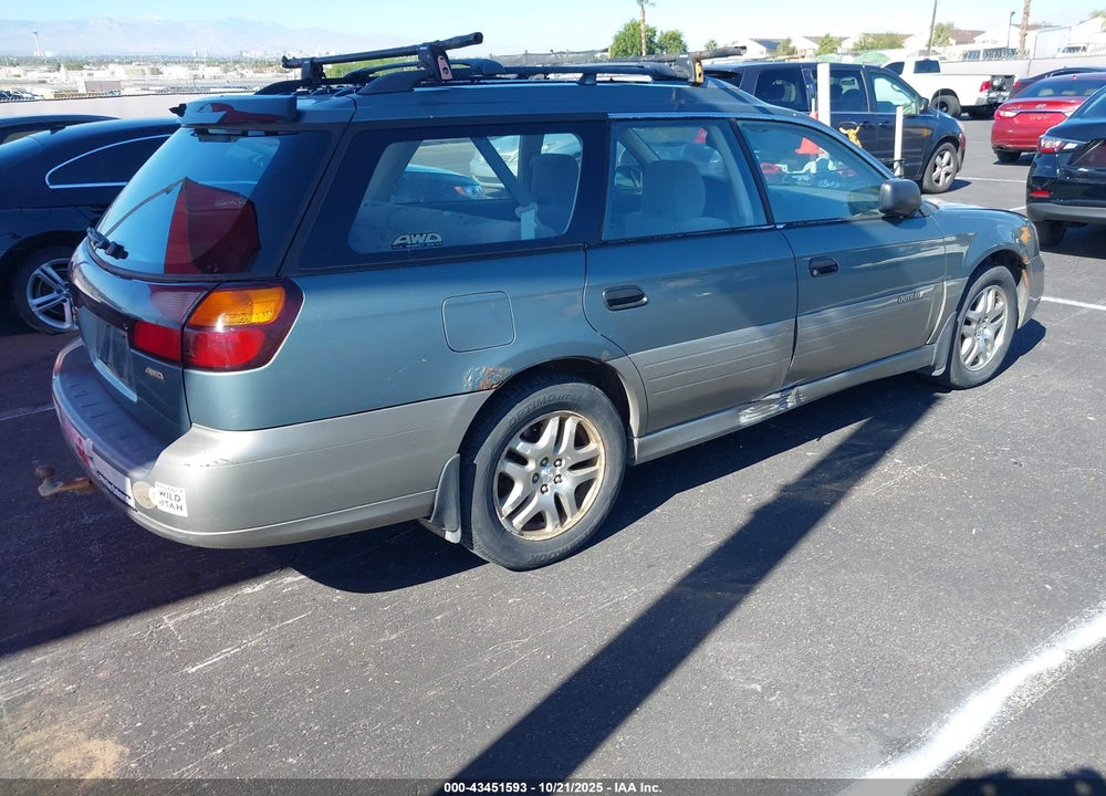 2001 SUBARU OUTBACK VIN: 4S3BH675X17630316