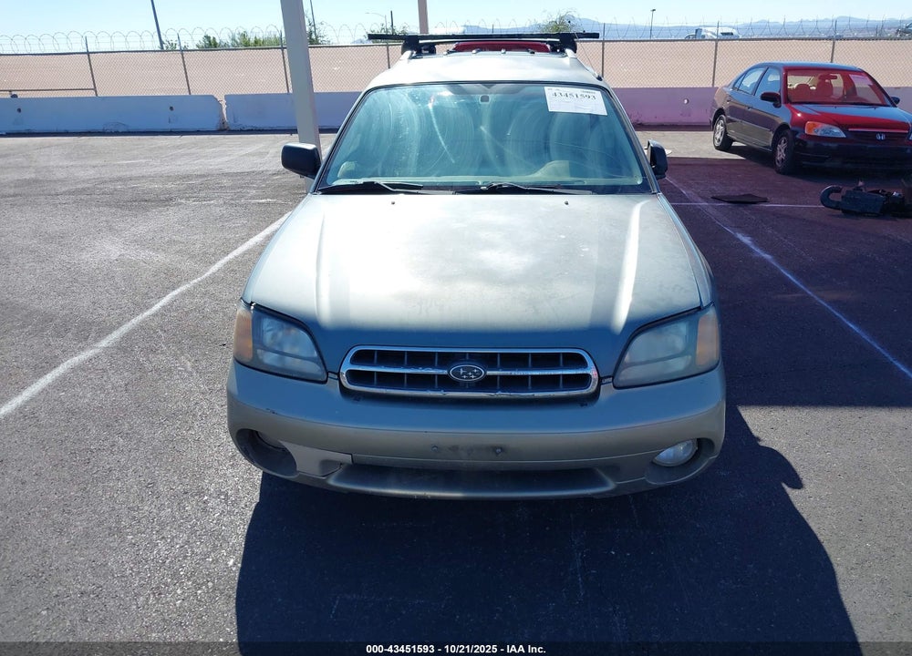 2001 SUBARU OUTBACK VIN: 4S3BH675X17630316