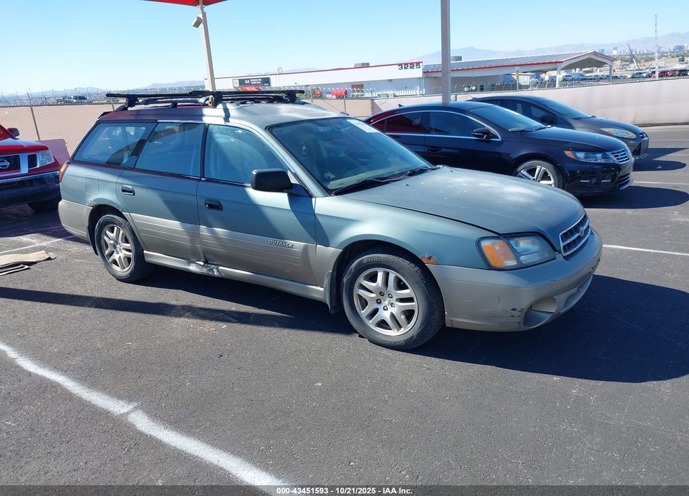 2001 SUBARU OUTBACK VIN: 4S3BH675X17630316