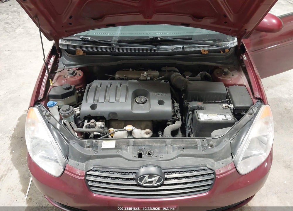 2009 HYUNDAI ACCENT GLS VIN: KMHCN46C89U319350