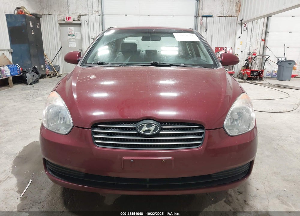 2009 HYUNDAI ACCENT GLS VIN: KMHCN46C89U319350