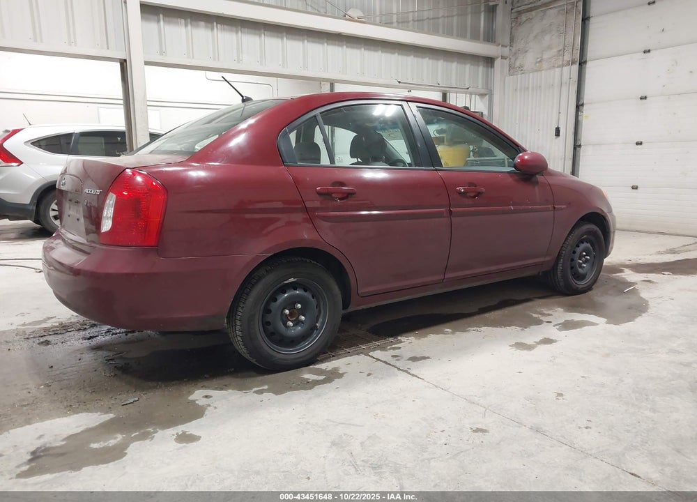 2009 HYUNDAI ACCENT GLS VIN: KMHCN46C89U319350