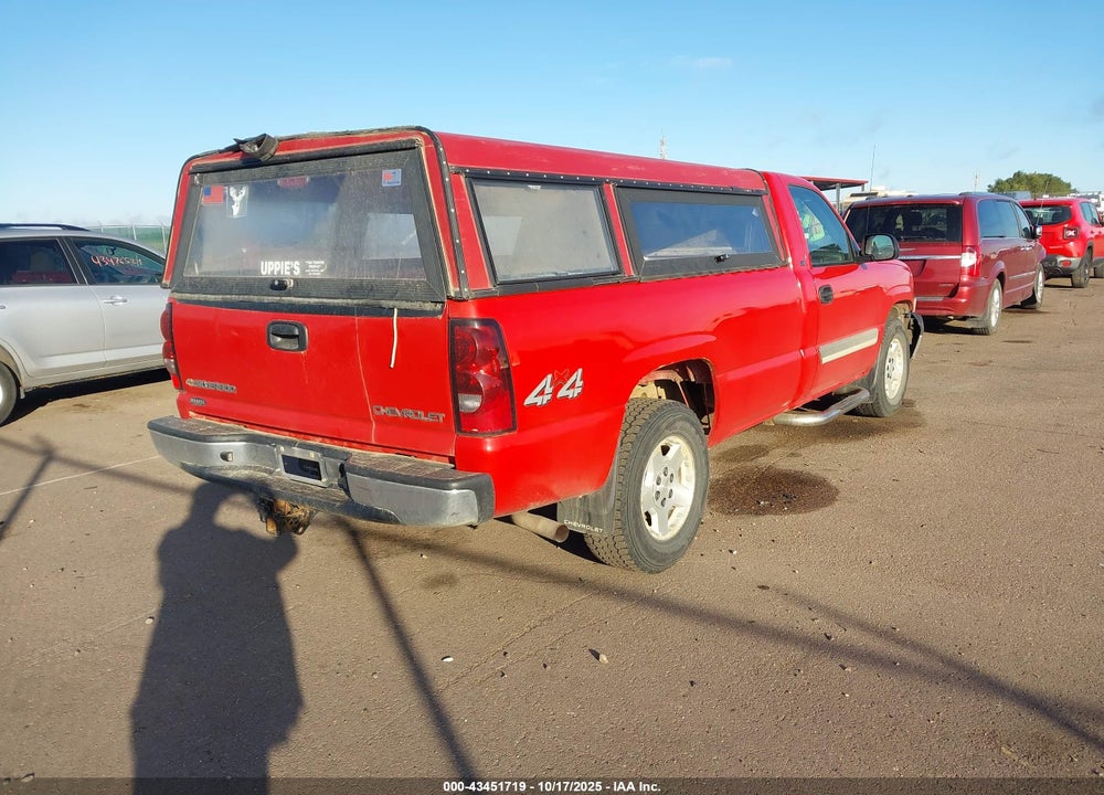 2005 CHEVROLET SILVERADO 1500 LS VIN: 1GCEK14TX5Z233977