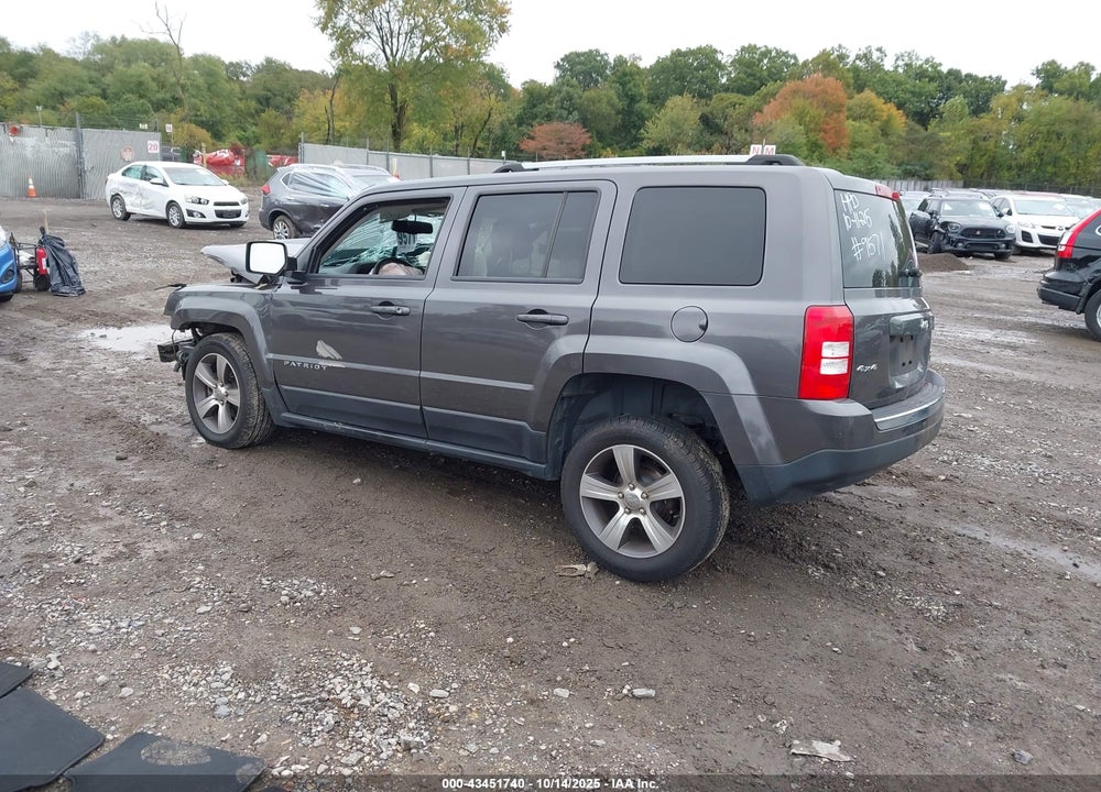 2016 JEEP PATRIOT VIN: 1C4NJRFB3GD544592