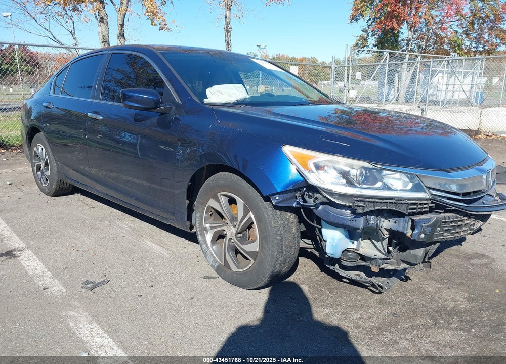 2016 HONDA ACCORD LX VIN: 1HGCR2F35GA187967