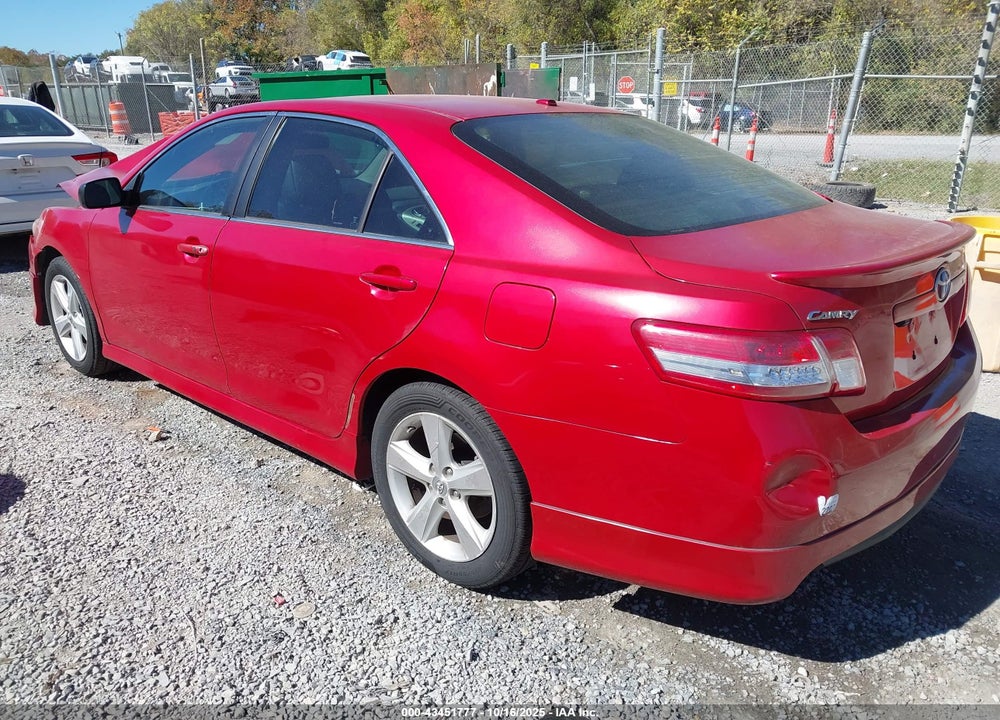 2011 TOYOTA CAMRY SE VIN: 4T1BF3EK1BU650188