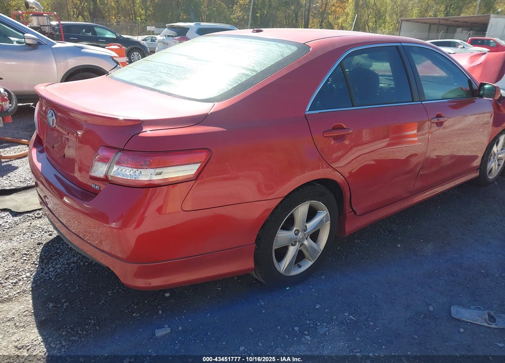 2011 TOYOTA CAMRY SE VIN: 4T1BF3EK1BU650188