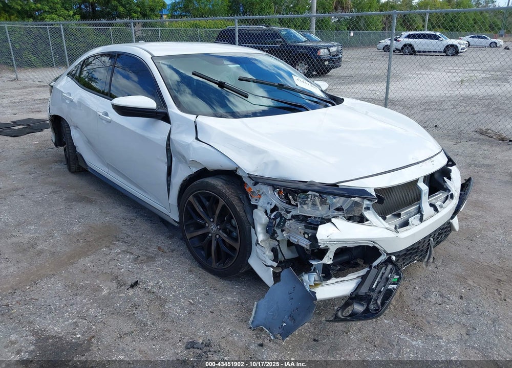 2021 HONDA CIVIC SPORT VIN: SHHFK7H47MU216602