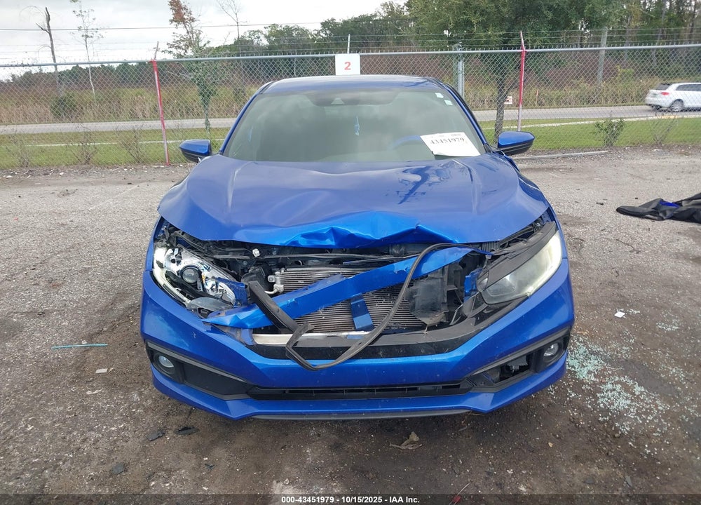 2019 HONDA CIVIC SPORT VIN: 2HGFC2F88KH571861
