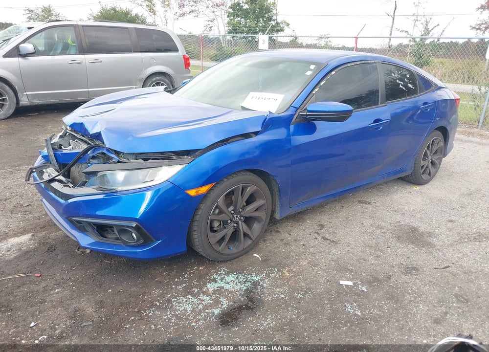 2019 HONDA CIVIC SPORT VIN: 2HGFC2F88KH571861