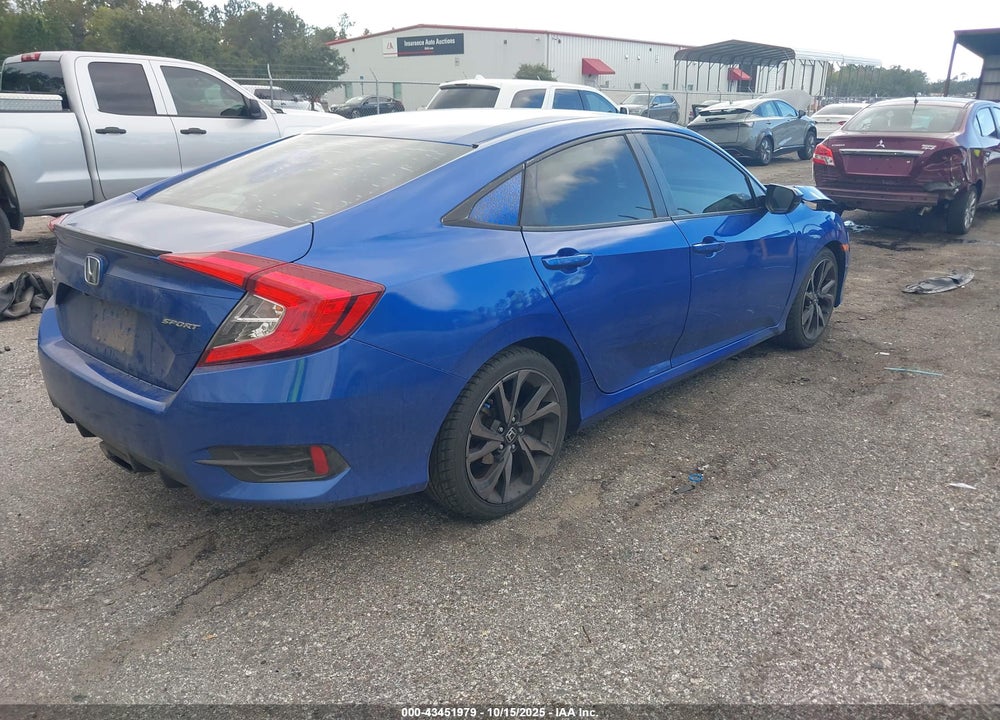 2019 HONDA CIVIC SPORT VIN: 2HGFC2F88KH571861