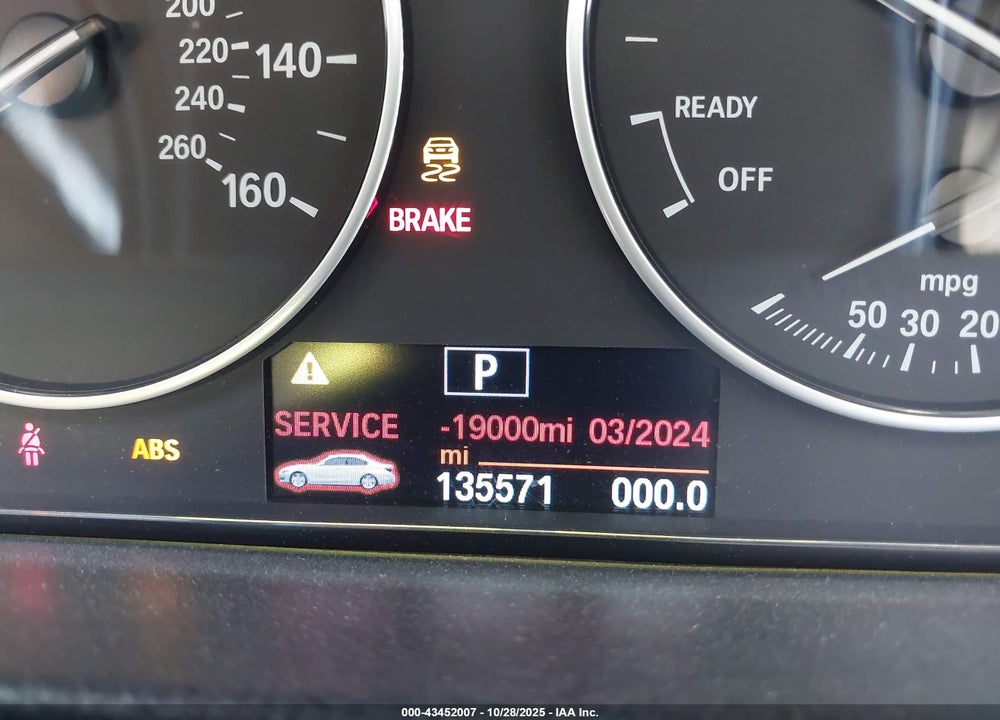 2014 BMW 3 SERIES VIN: WBA3B5C55EP539950