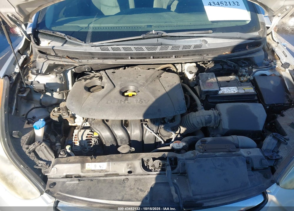 2013 HYUNDAI ELANTRA VIN: 5NPDH4AE9DH265729
