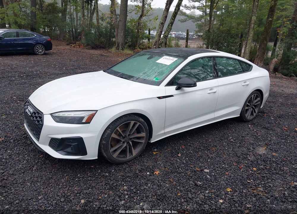 2022 AUDI S5 SPORTBACK PREMIUM TFSI QUATTRO TIPTRONIC VIN: WAUA4CF58NA033825