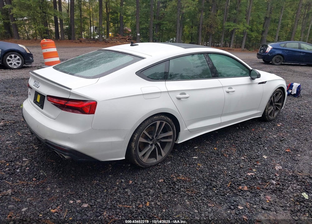 2022 AUDI S5 SPORTBACK PREMIUM TFSI QUATTRO TIPTRONIC VIN: WAUA4CF58NA033825