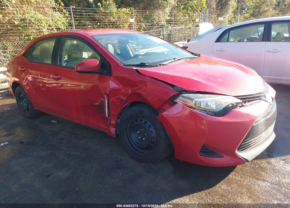 2018 TOYOTA COROLLA LE VIN: 2T1BURHE9JC017176