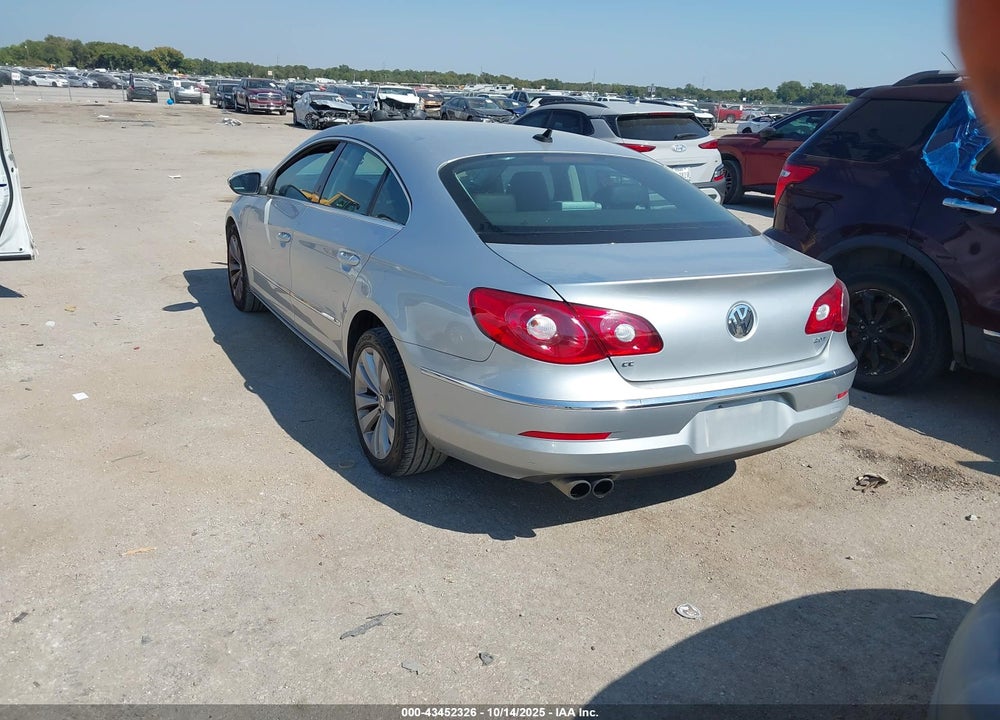 2010 VOLKSWAGEN CC SPORT VIN: WVWMP7AN9AE550205