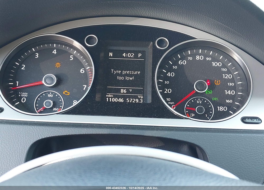 2010 VOLKSWAGEN CC SPORT VIN: WVWMP7AN9AE550205