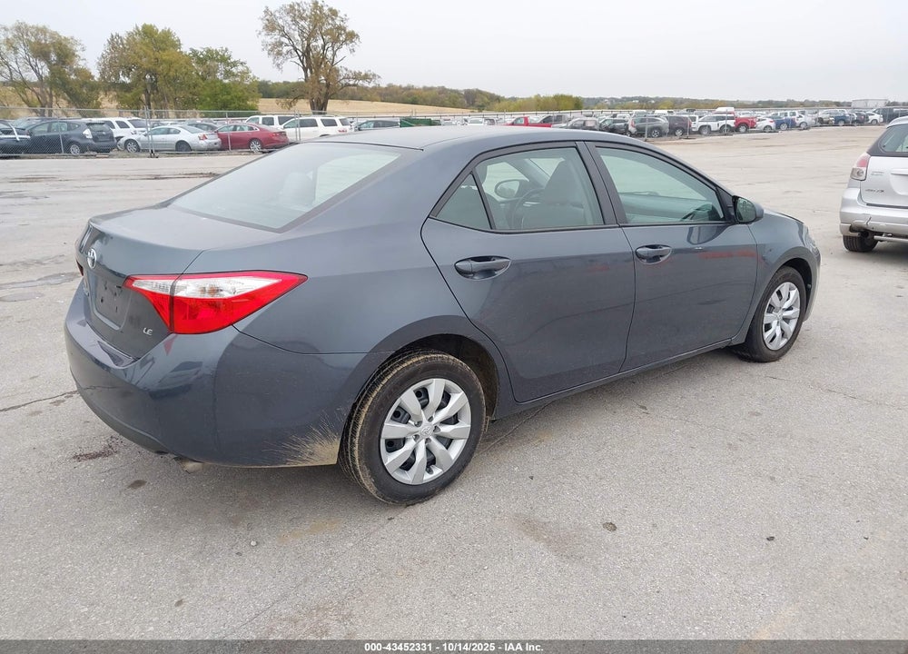 2016 TOYOTA COROLLA VIN: 5YFBURHE2GP512201