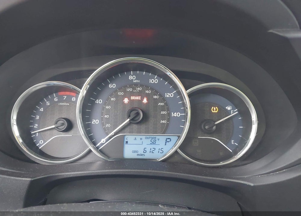 2016 TOYOTA COROLLA VIN: 5YFBURHE2GP512201