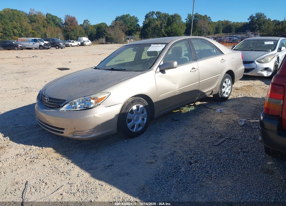 2002 TOYOTA CAMRY LE VIN: 4T1BE30K22U630218