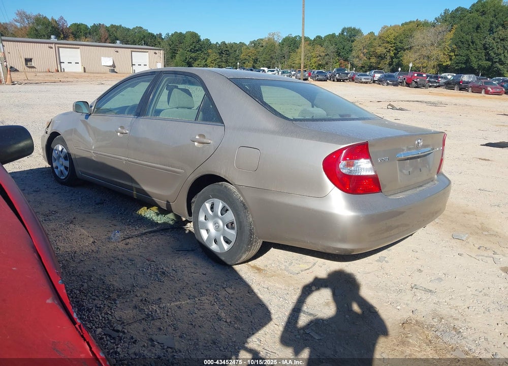 2002 TOYOTA CAMRY LE VIN: 4T1BE30K22U630218