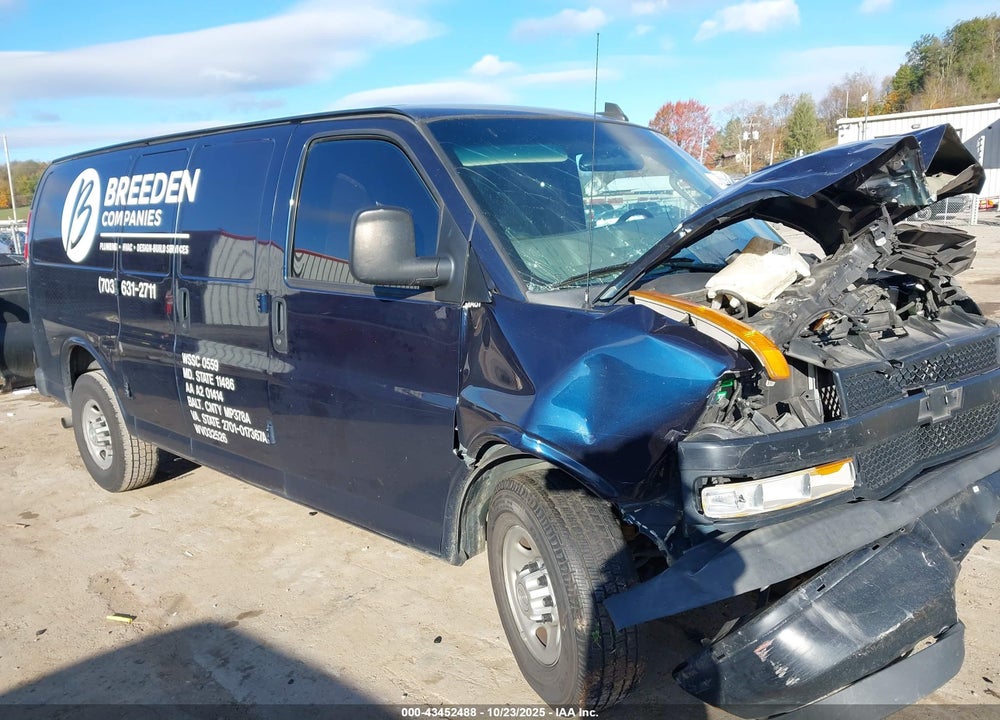 2020 CHEVROLET EXPRESS CARGO RWD 2500 REGULAR WHEELBASE WT VIN: 1GCWGAFP6L1154579