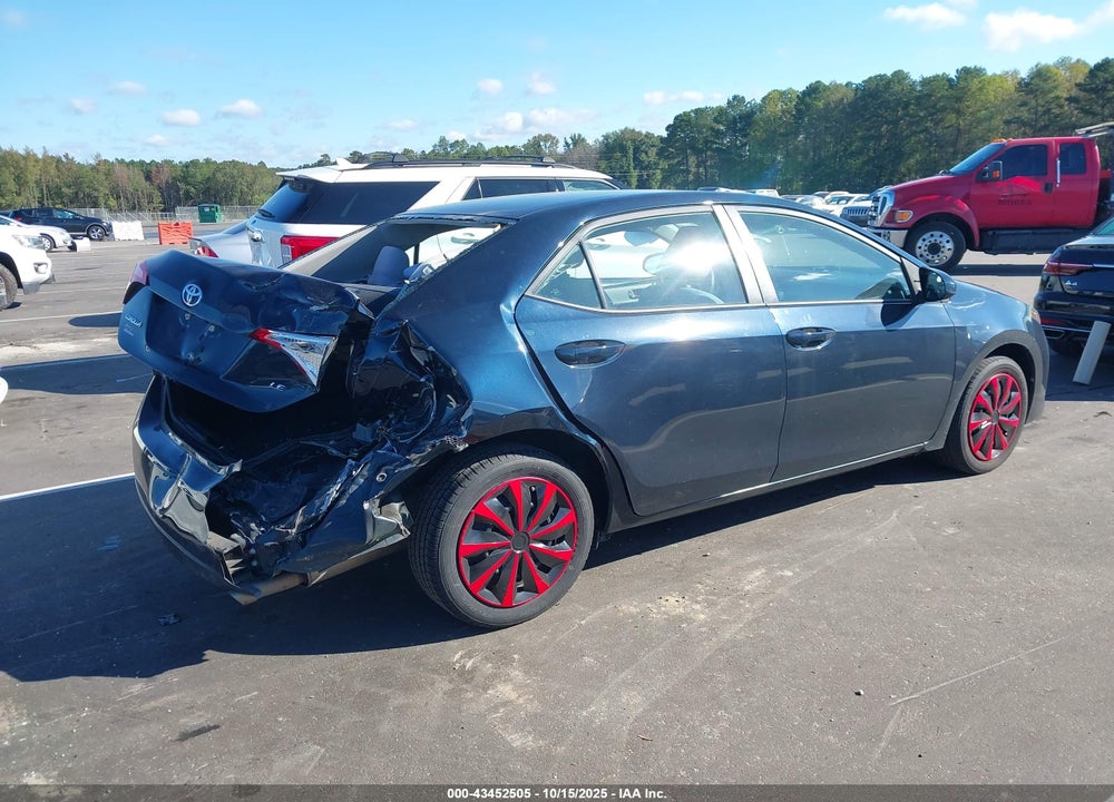 2018 TOYOTA COROLLA LE VIN: 5YFBURHE5JP769795