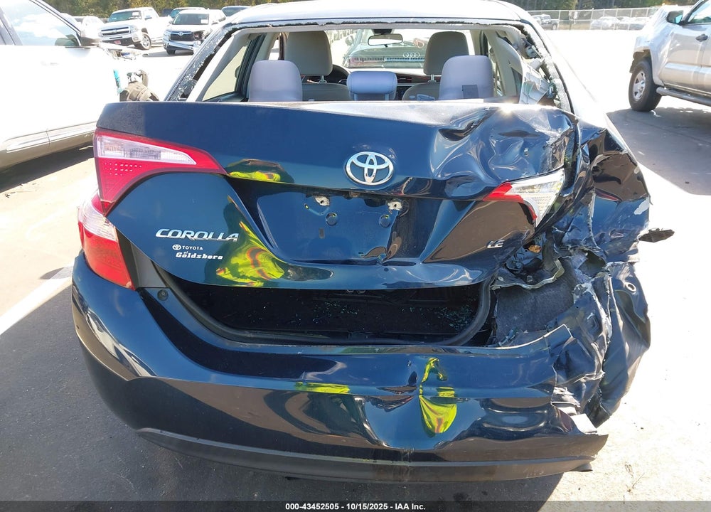 2018 TOYOTA COROLLA LE VIN: 5YFBURHE5JP769795