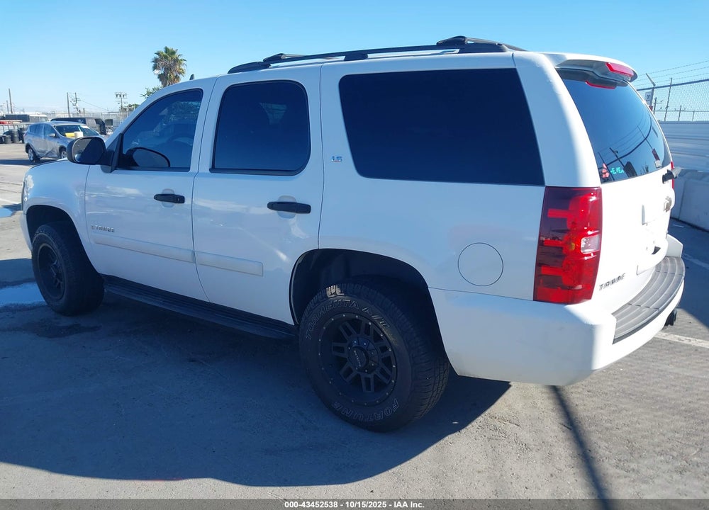 2007 CHEVROLET TAHOE LS VIN: 1GNFC13C67J395505