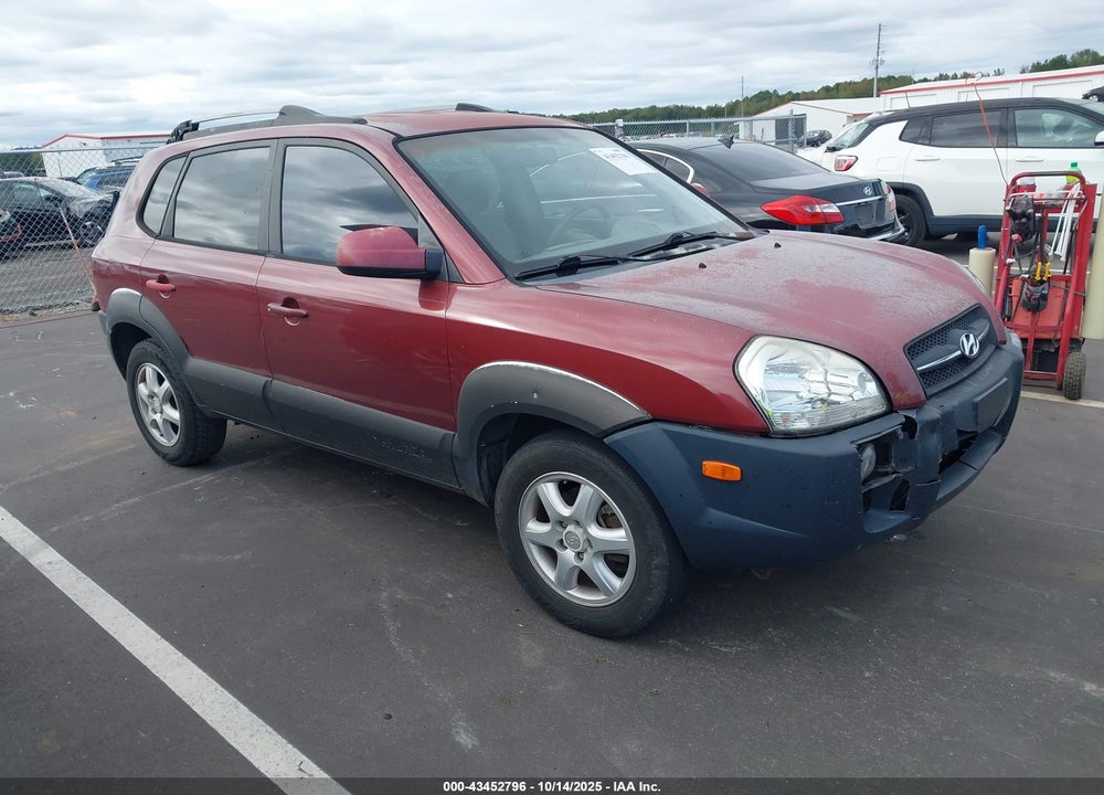 2005 HYUNDAI TUCSON GLS/LX VIN: KM8JN12D35U123220