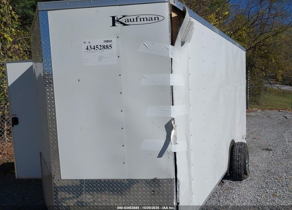 2025 KAUFMAN TRAILERS TRAILER VIN: 7UZEN1211SD007256